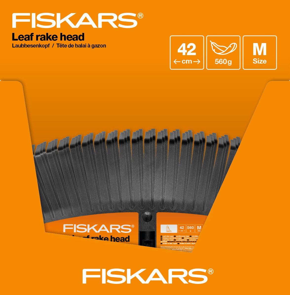 Граблі Solid Fiskars M, 175 см, 560г — мініатюра 7