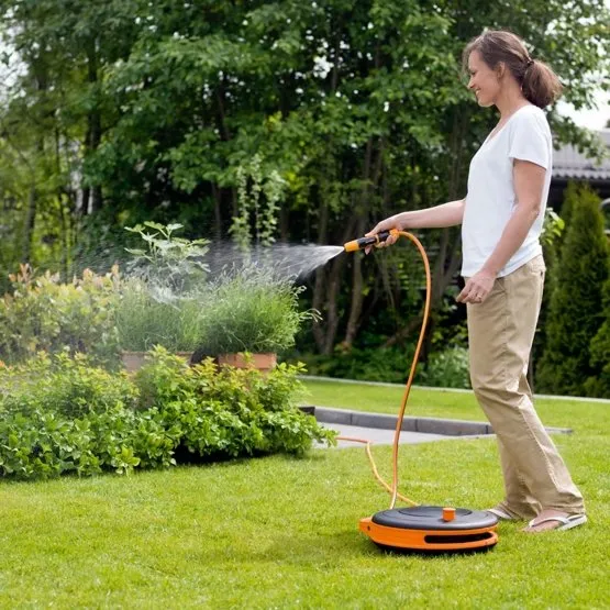 Котушка для шланга Fiskars + шланг (9мм) 15м + набір аксесуарів S — мініатюра 3