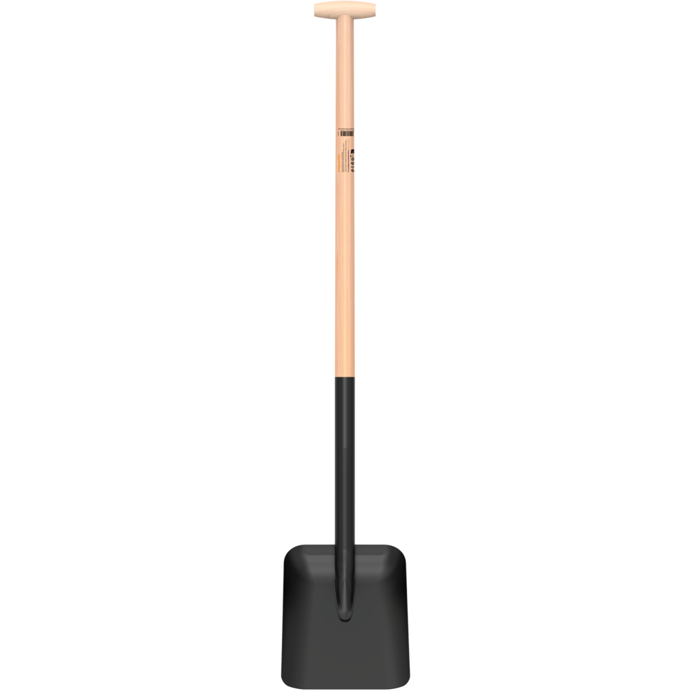 Лопата чорна совкова T-Grip FSC Fiskars (1073725) — мініатюра 2