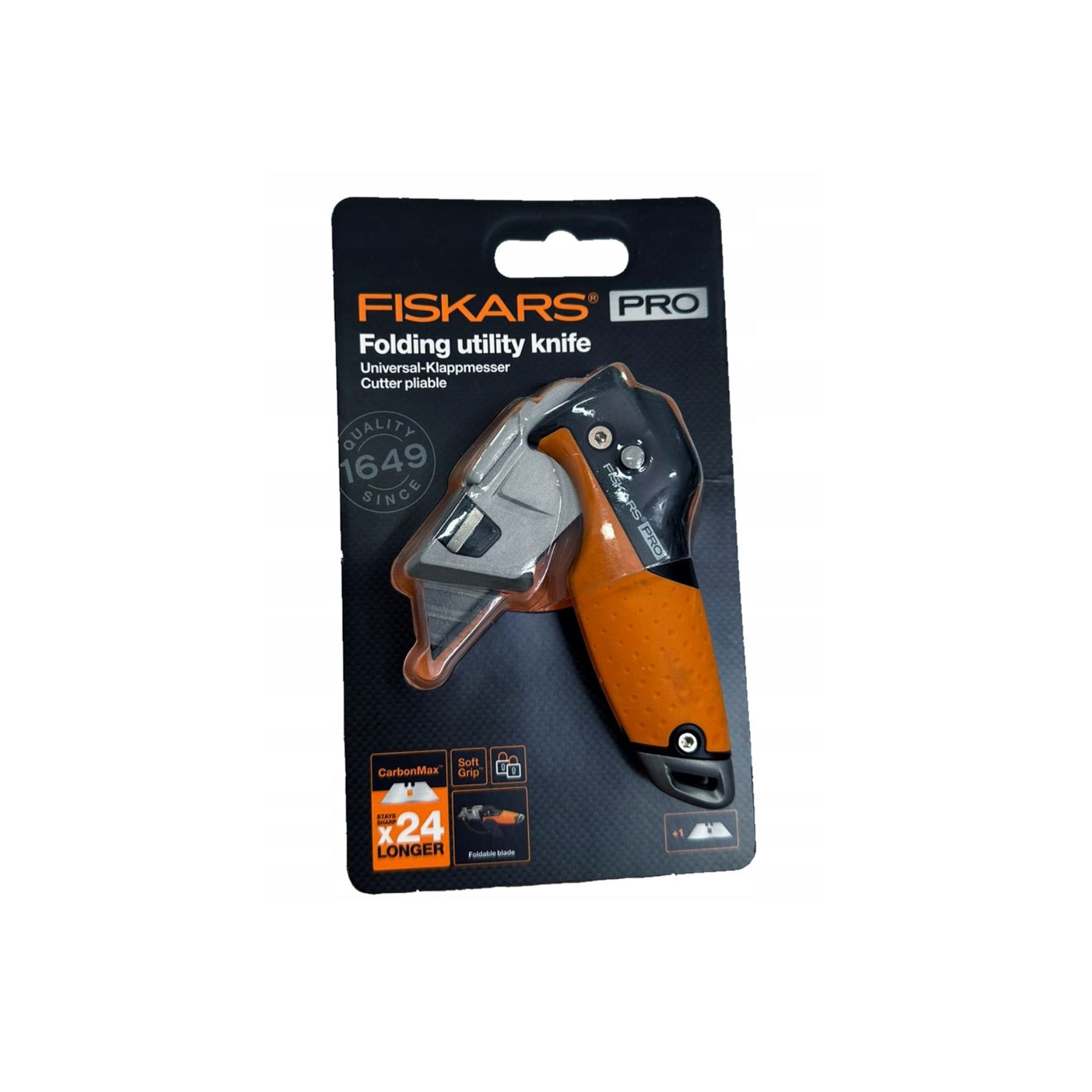 Ніж складаний Fiskars CarbonMax (1061193) — мініатюра 3