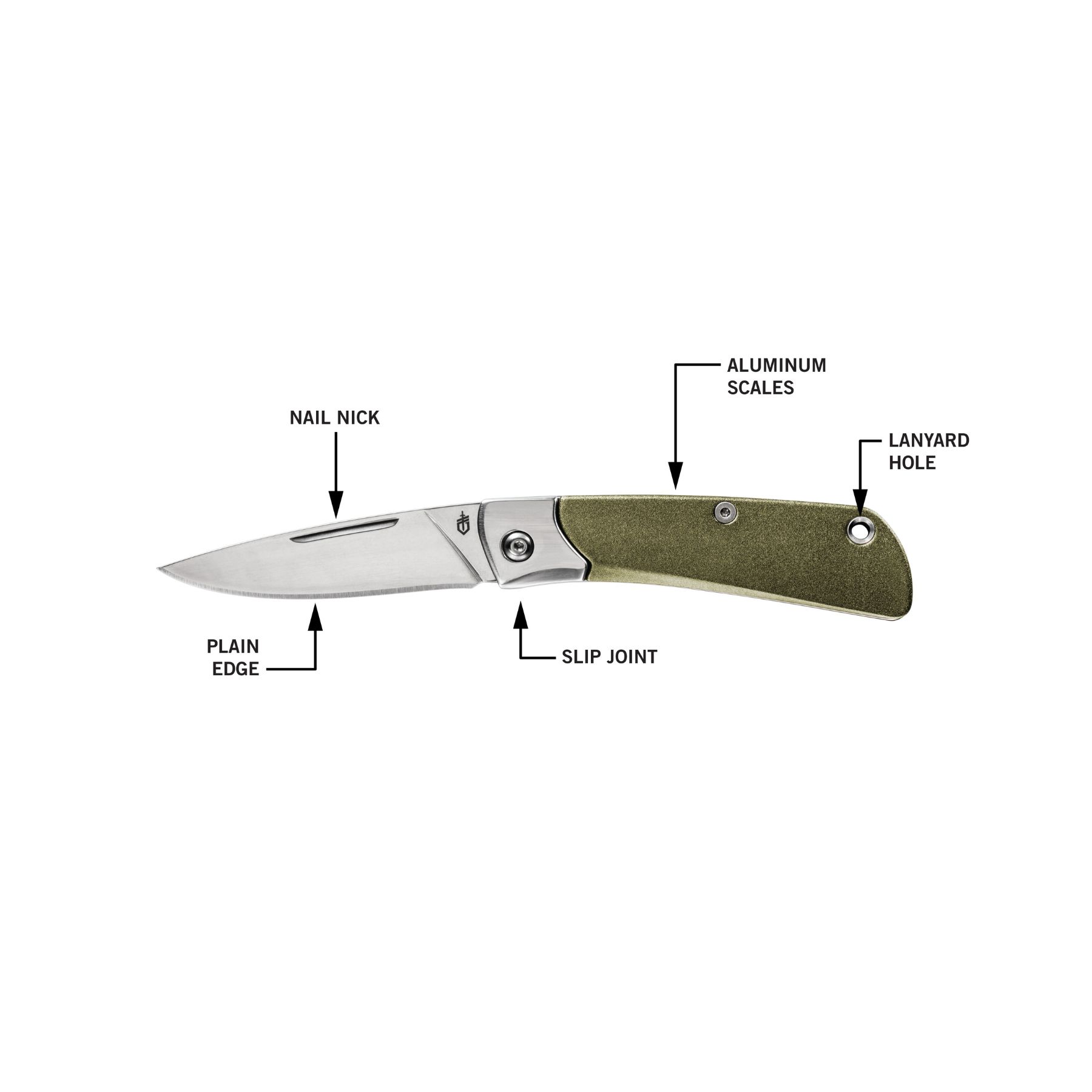 Ніж складний Gerber Wingtip Modern малий (1050245) — мініатюра 3